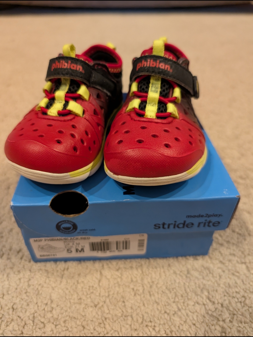 Stride Rite Made 2 Play Phibian Toddler Shoes, Size 5